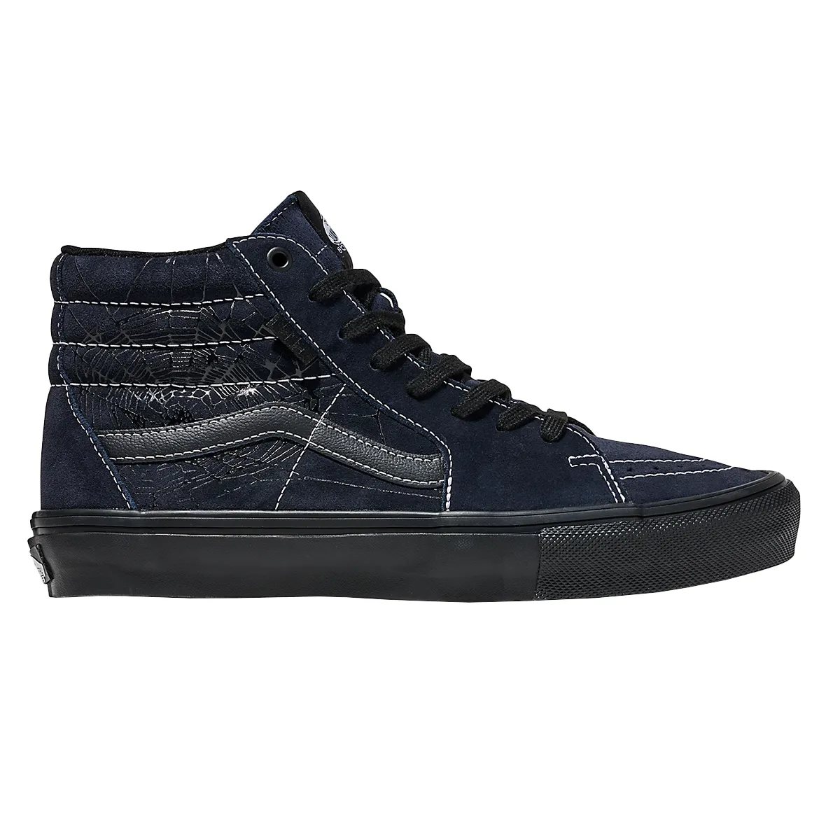 Vans Skate Sk8-Hi Halloween Shoes - Web Dark Grey / Black