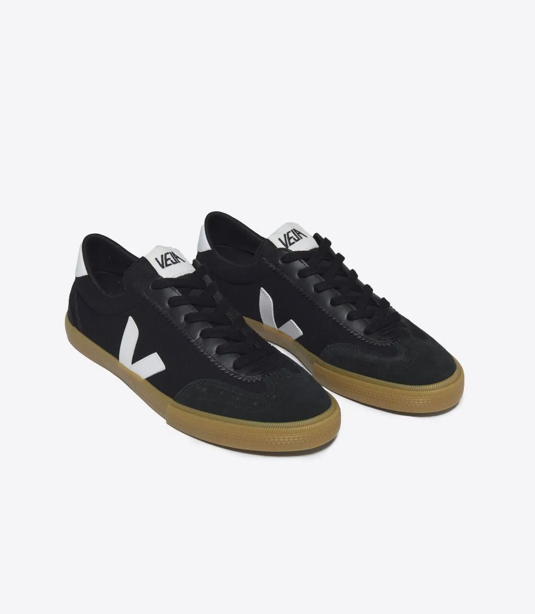 VEJA - Volley Canvas M - Black / White / Natural