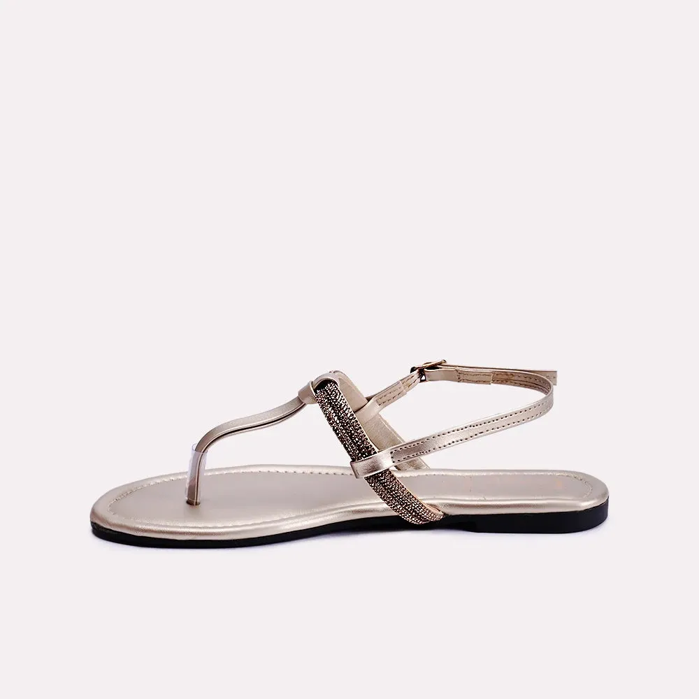 Winter Gold Fancy Sandals 0421237