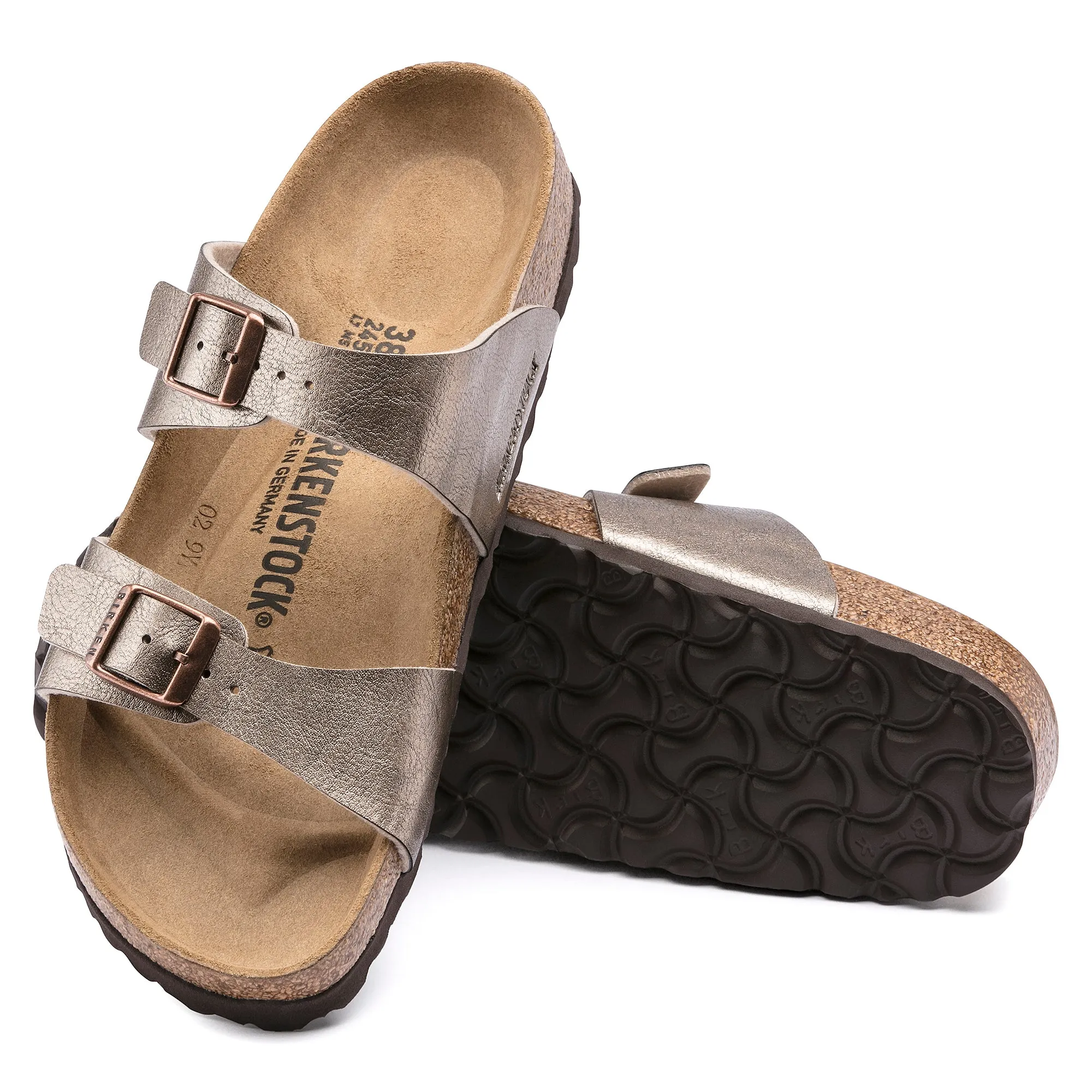 Women's Birkenstock Sydney Birko-Flor Color: Graceful Taupe (MEDIUM/NARROW WIDTH)