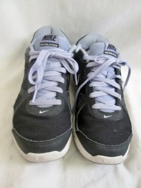 Womens NIKE REVOLUTION Running Sneakers Athletic Shoes Trainers BLACK 11 PURPLE Mesh 488148-001