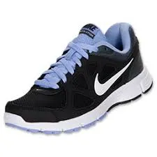 Womens NIKE REVOLUTION Running Sneakers Athletic Shoes Trainers BLACK 11 PURPLE Mesh 488148-001