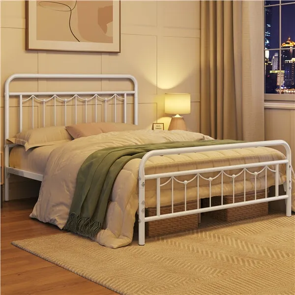 Yaheetech Strong Heavy-Duty Metal Bed Frames