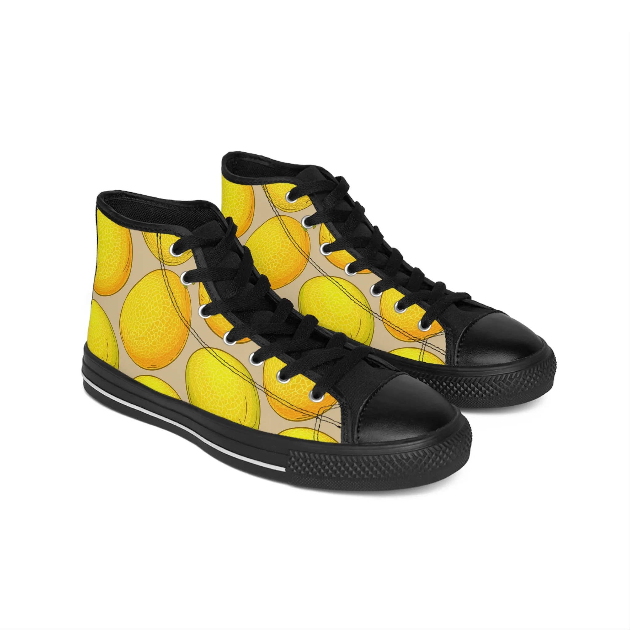 Yellow Melons Men's Classic Sneakers