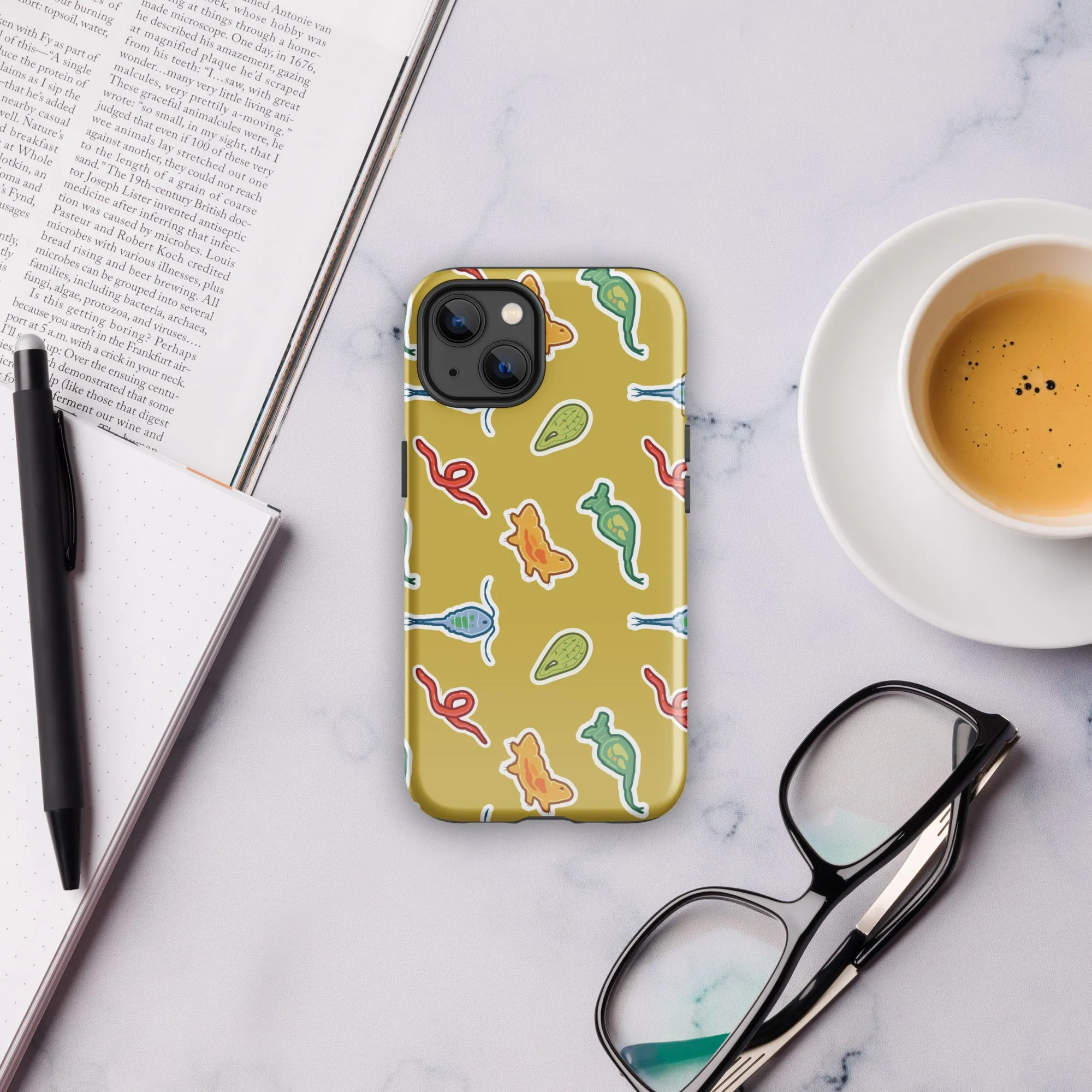 Yellow Microcosmic Case for iPhone®