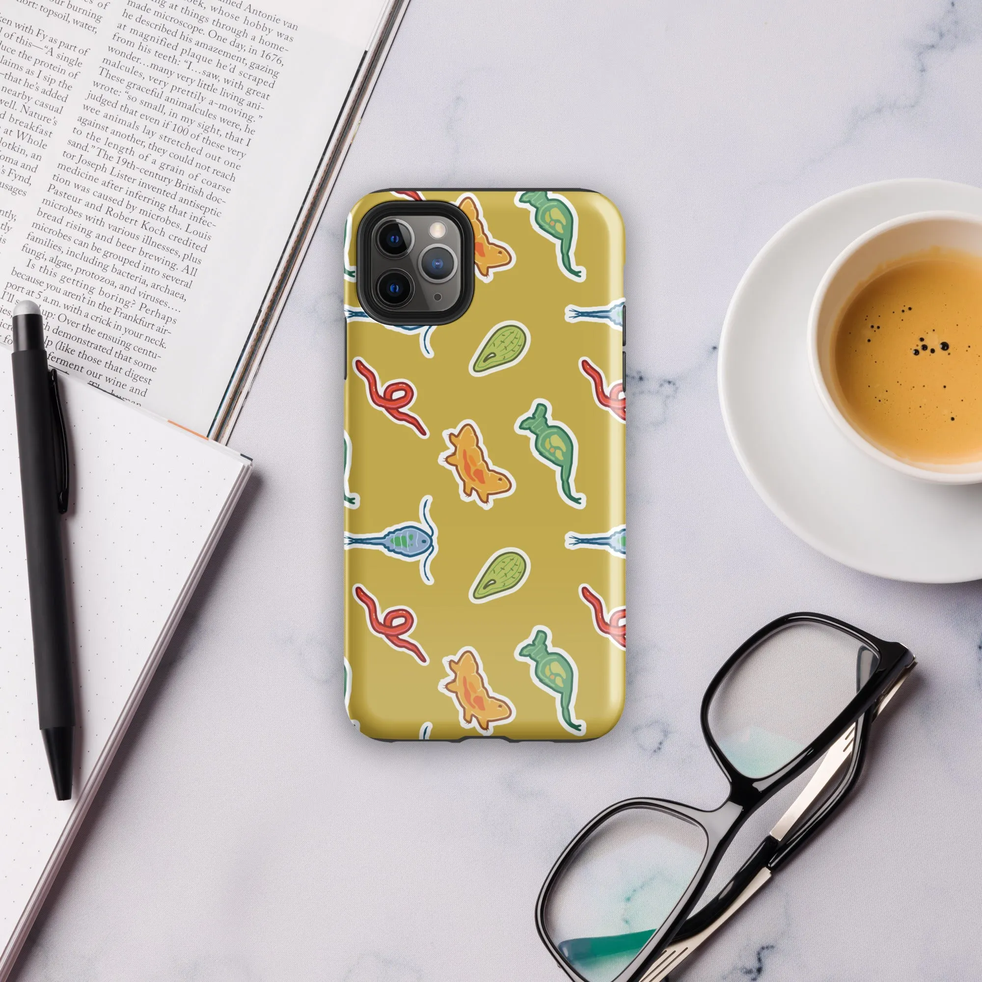 Yellow Microcosmic Case for iPhone®